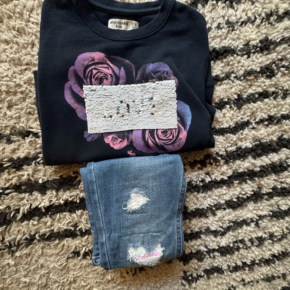 Abercrombie & Fitch Kids Set - Black and Blue